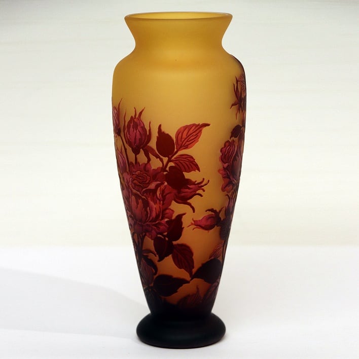 ガレ galle tip　花瓶 Yahoo!オークション -「tip galle」(工芸ガラス) (ガラス)の落札