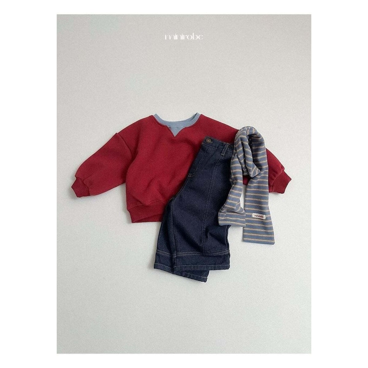 【取寄】minirobe カオマフラー FREE｜冬服｜韓国子供服