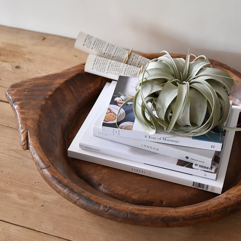 African Vintage Ethnic Wooden Bowl【B】 / アフリカン ヴィンテージ