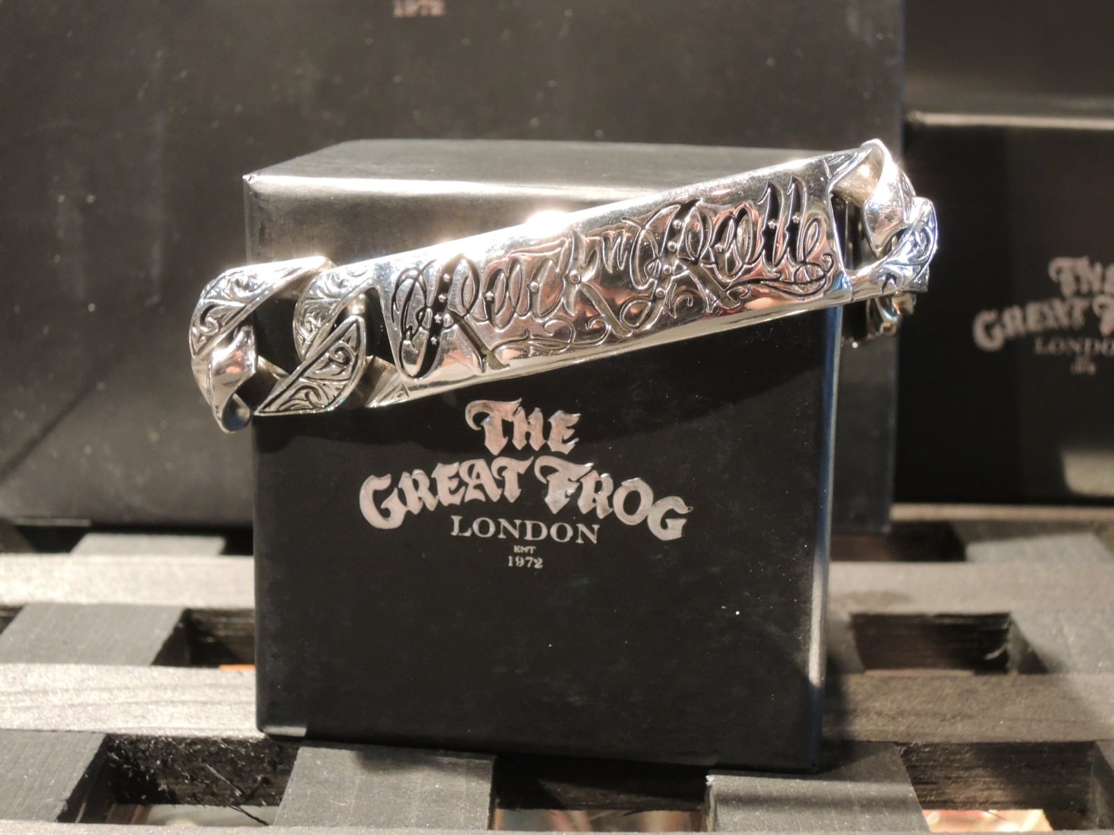 THE GREAT FROG ROCK`N ROLL ID BRACELET グレートフロッグ