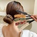 水晶のヘアアイロンの編み物の形が怠け者です。