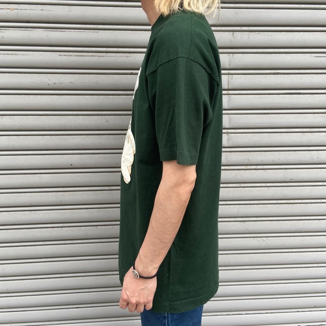 90s USA製 ドゥーボーイ キャラクターTシャツ プリントT グリーン M