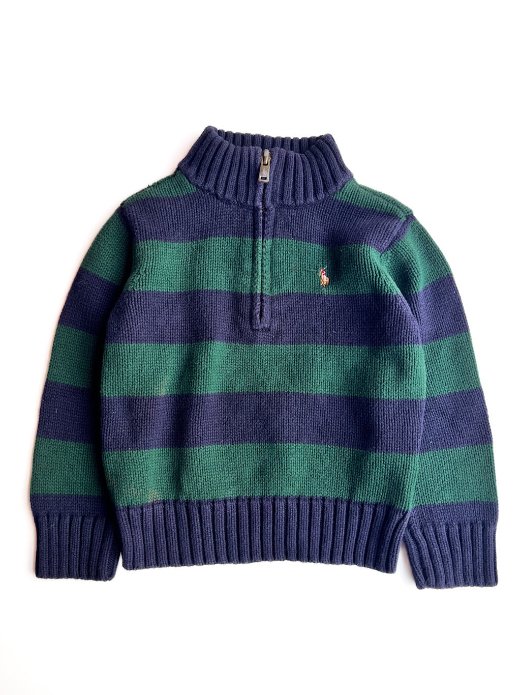 【95cm】VINTAGE 90's ラルフローレン コットンセーター【10412】※