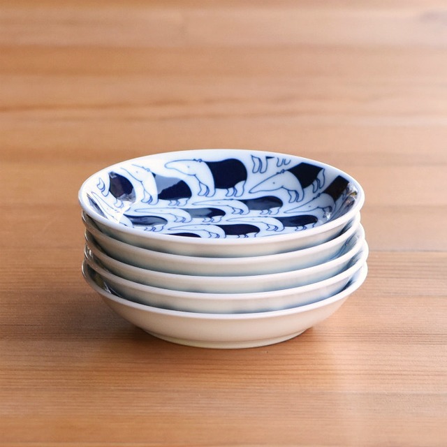 【波佐見焼】【natural69】【cocomarine×Janke】【豆皿】 ココマリンヤンケ お魚 海水魚 食器 北欧 小皿 おしょうゆ皿
