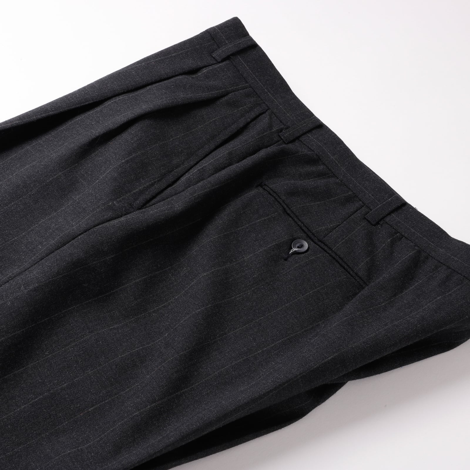極美品】70s special vintage wool slacks pants W32 grey stripe made
