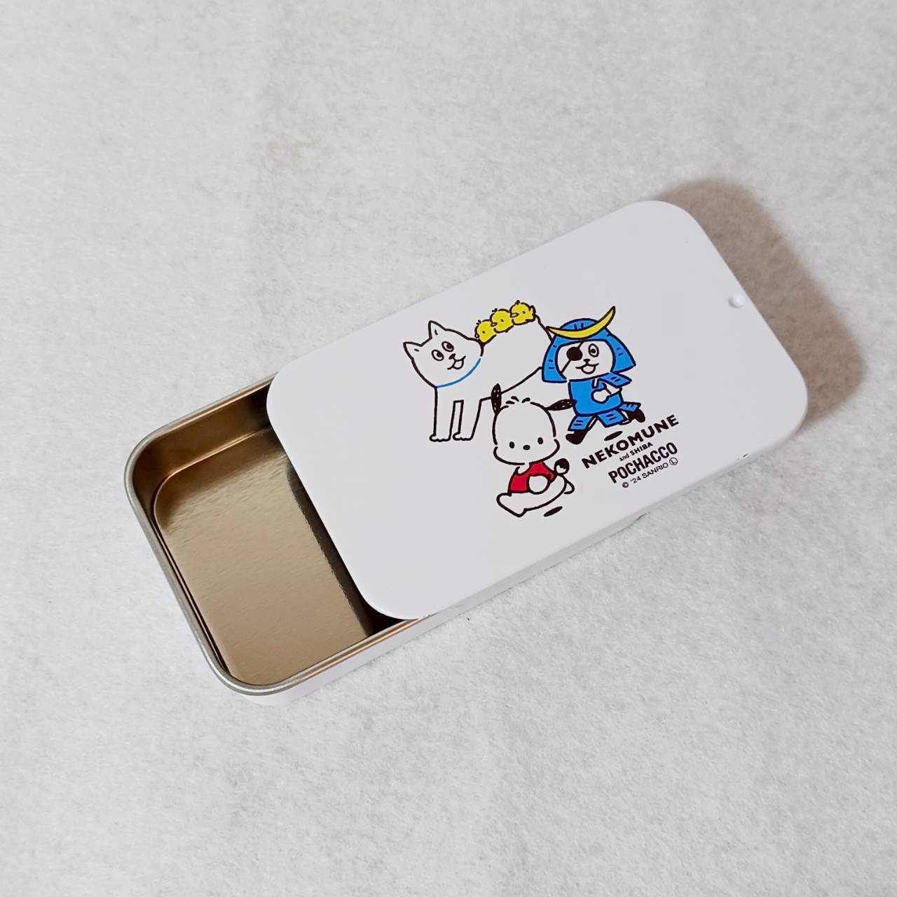 サンリオキャラクターズ×ネコムネandシバ スライド缶 | TORCH-Online Shop-