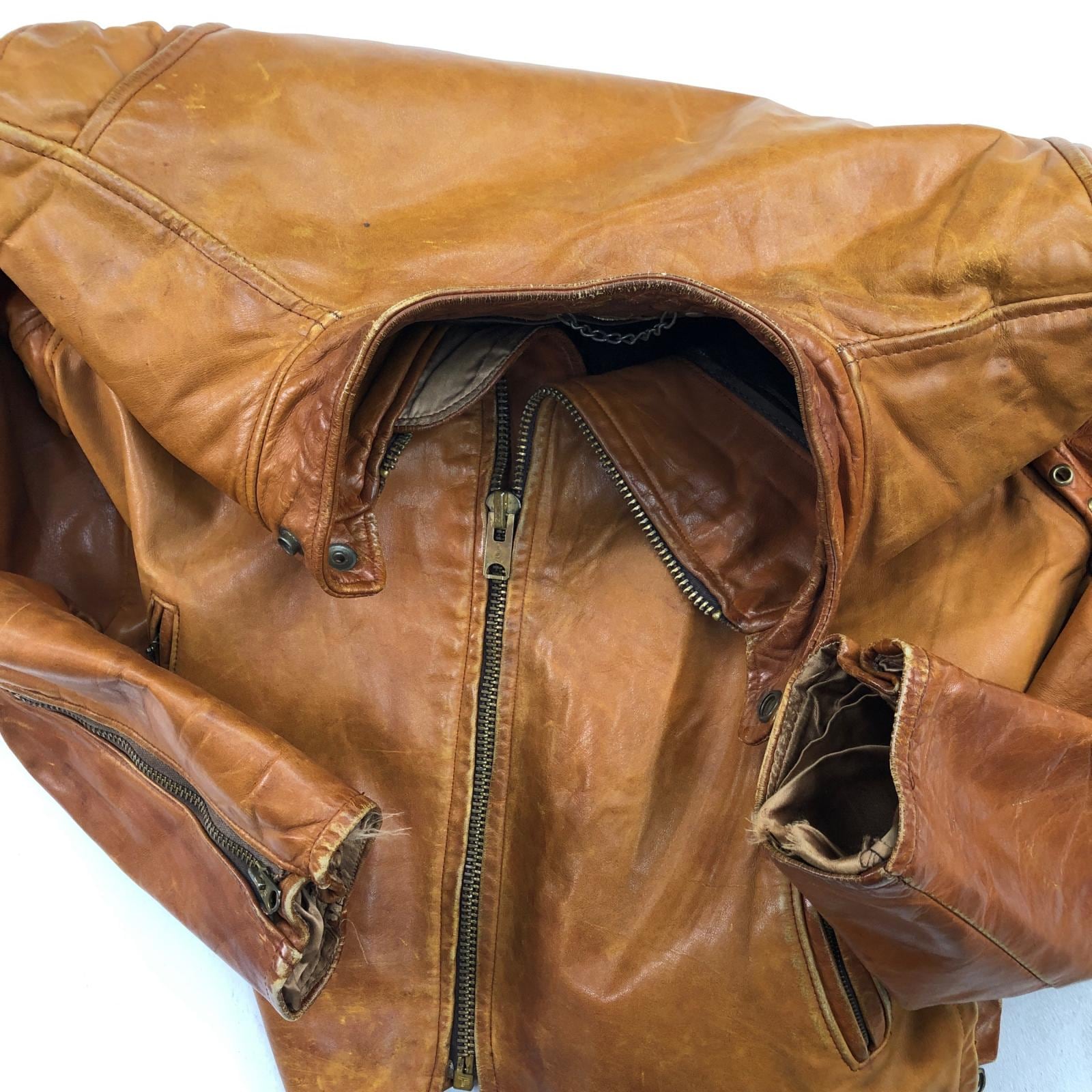 SAWYER'S CAMPUS SHOPS 70年代あたり THIS GENUINE LEATHER GARMENT