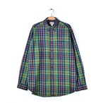 エルエルビーン ボタンダウン ネルシャツ ライトフランネル トラディショナルフィット コットン L.L.BEAN メンズM 古着 @CA1413