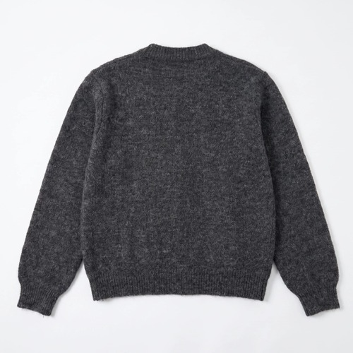 シフォンフラワーモチーフニットカーデ ・79459