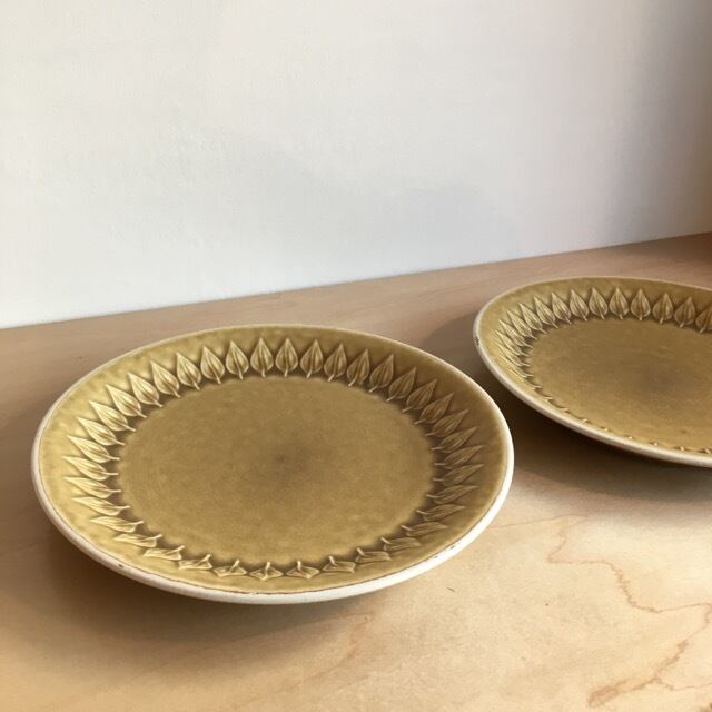 北欧ヴィンテージ】2枚セットC Jens.H.Quistgaard Relief plate 200