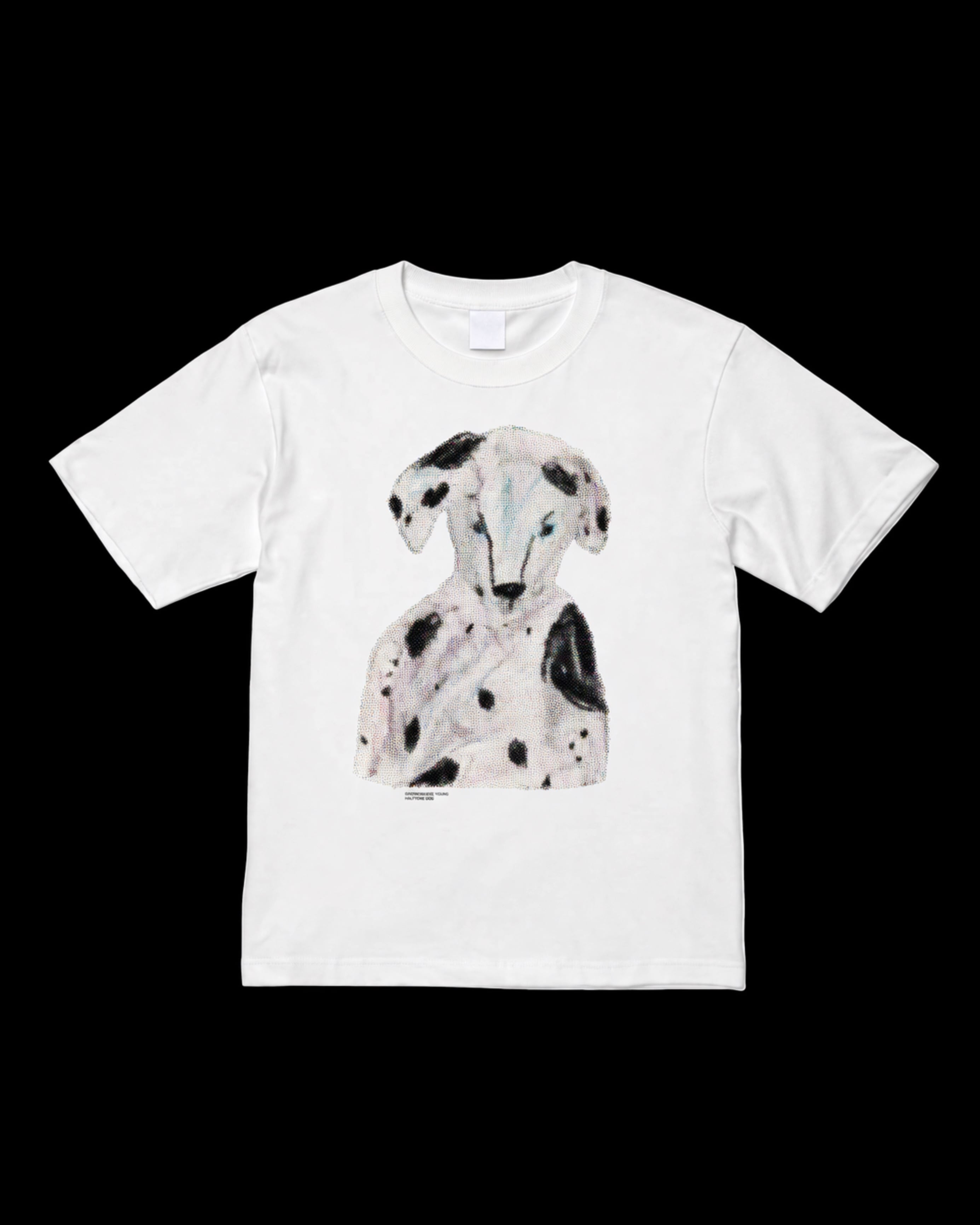 WHITE : Halftone Dalmatian Tee | CONVENIENCE YOUNG