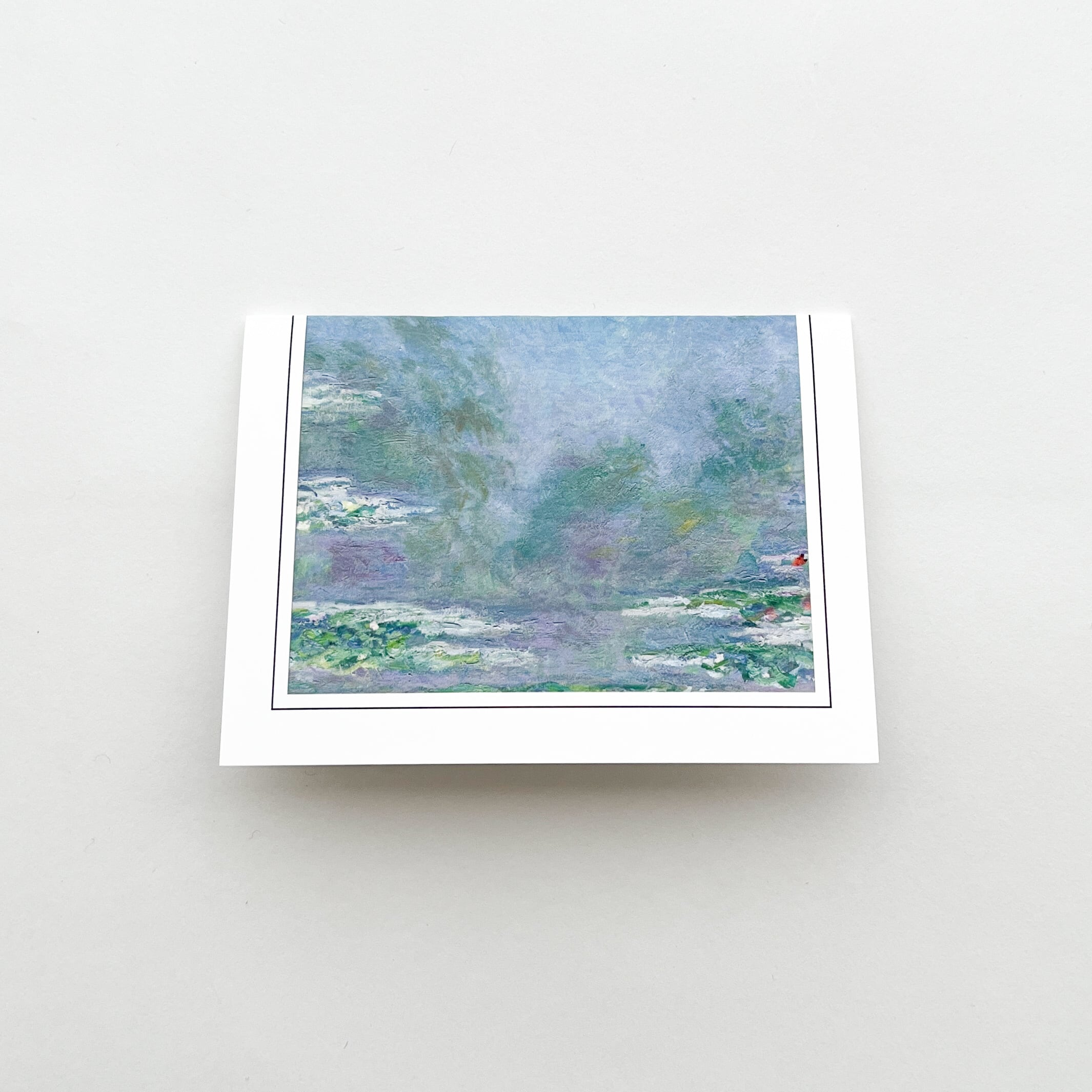モネ ギフトメッセージカード 睡蓮 1906年 シカゴ美術館・青 | hmm, by