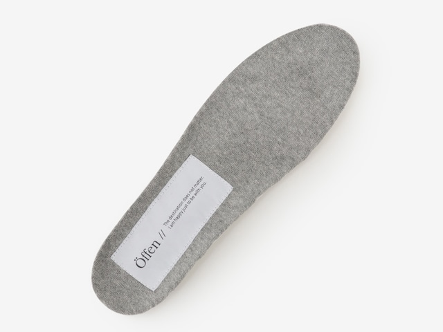 round insole / GRAY