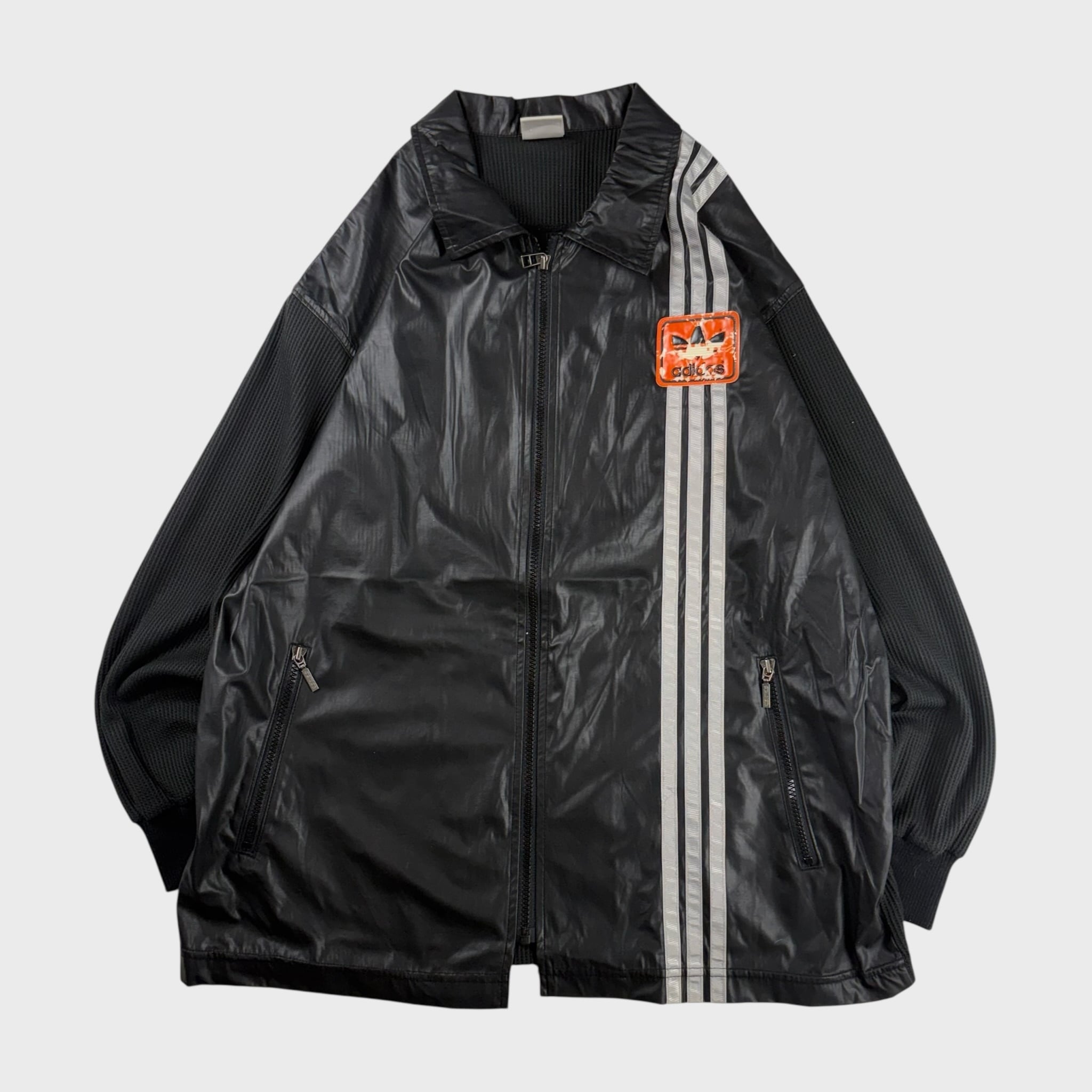 カシミヤ】オールドUNIQLO テーラードジャケット L 黒 y2k 2B 希少 