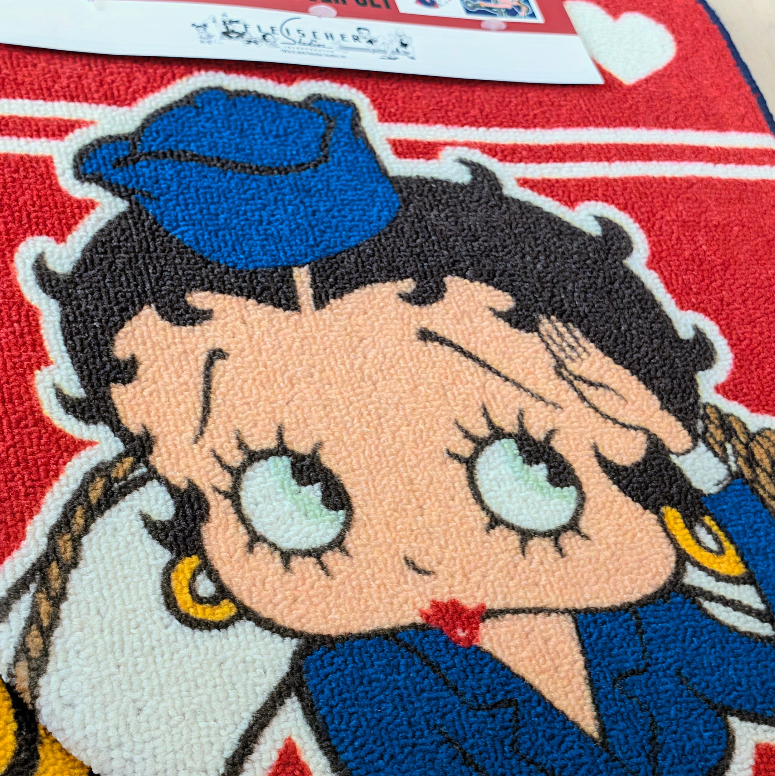 ✨️トイレもワクワクHAPPY✨️【 Betty Boop（ ベティ・ブープ ） 】TOILET MAT & LID COVER トイレマット&蓋カバー (マット裏面滑り止め加工 ) / アメリカンマット / ふかふかマット〚アメリカン雑貨 アメトイ〛