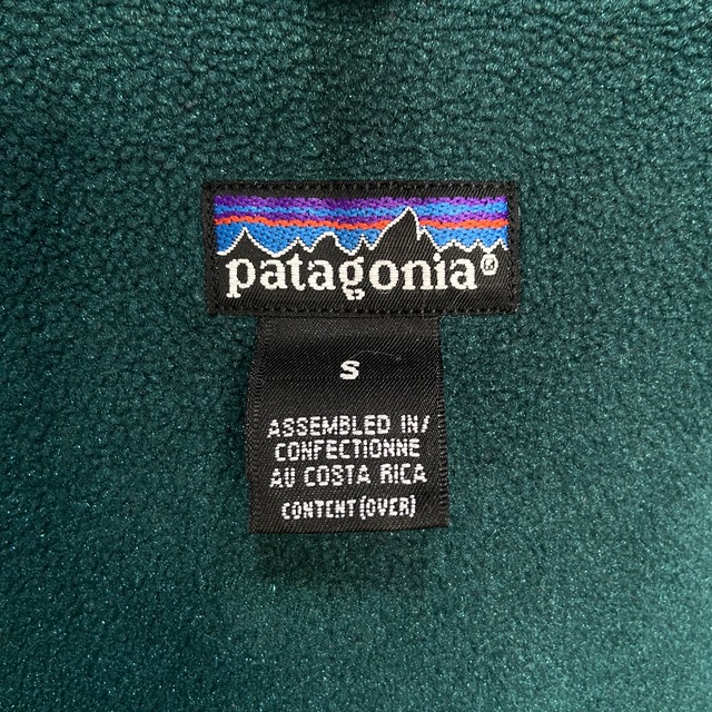 90s patagonia シェルドシンチラジャケット　Rマーク　ブルー系　S