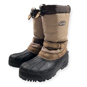 mont-bell モンベル 部分レザー パウダーブーツ サイズ 28.0 /靴/シューズ/スノーブーツ/ウィンターブーツ/ベージュ系