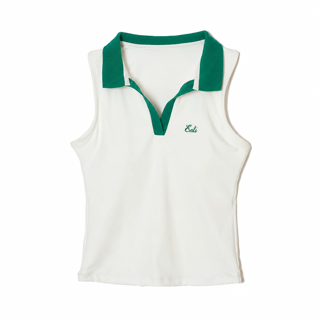 SLEEVELESS POLO (GRN)