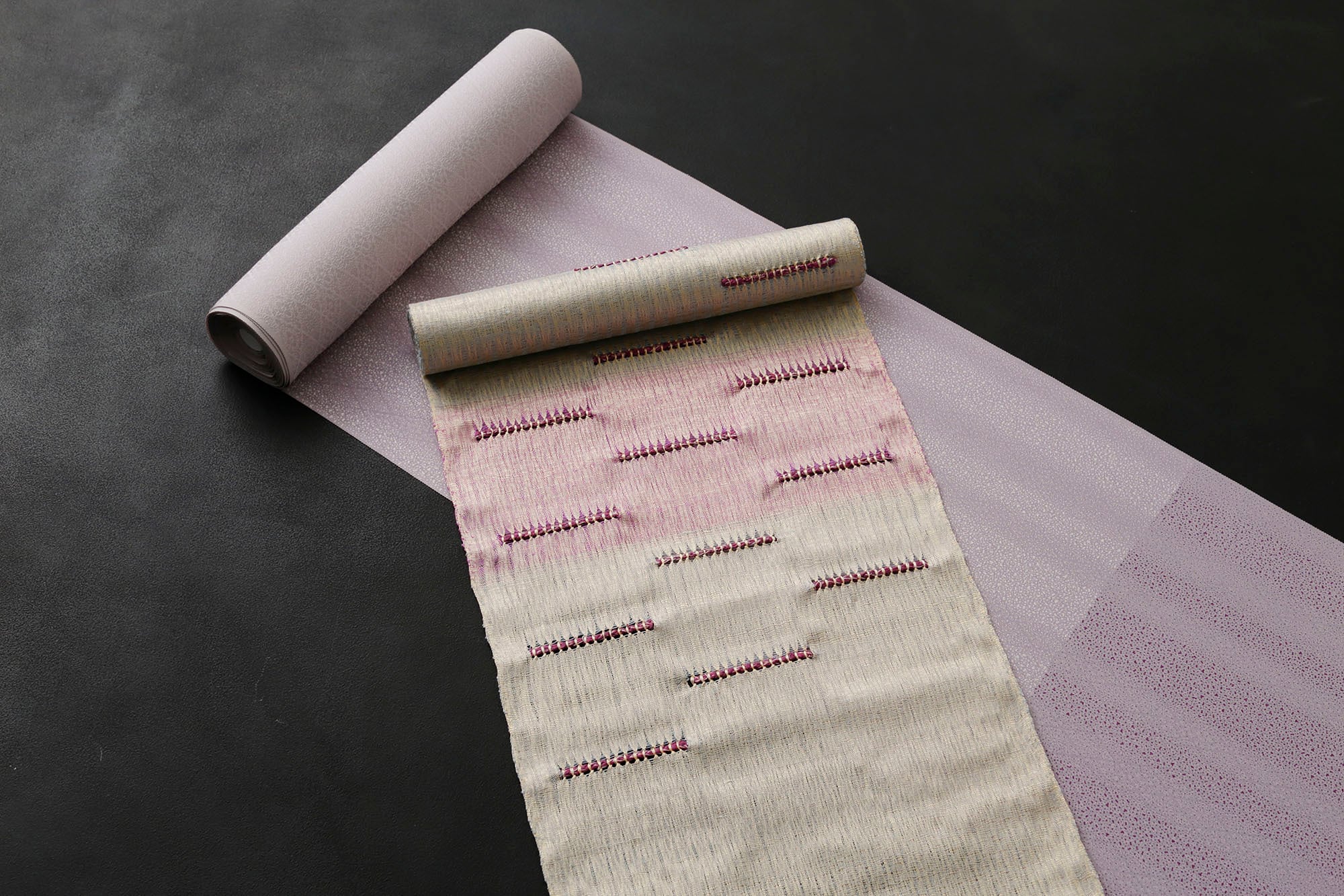 裾模様江戸小紋 霰縞 | 雨庵