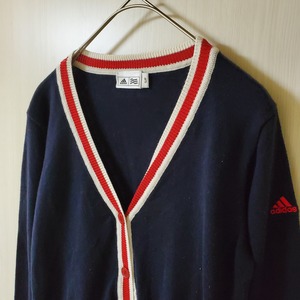 【USED】アディダス　ゴルフウェア　ニット　カーディガン