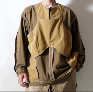 新品 CCP  リバ－シブル THE TWO SIDES OF THE SAME COIN ( OMOTE URA ) BEIGE サイズ L⁺   [JK-CB103]  定価 55000円