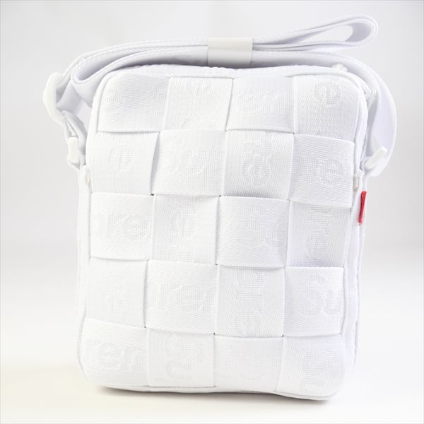 Supreme Woven Shoulder Bag white ショルダー