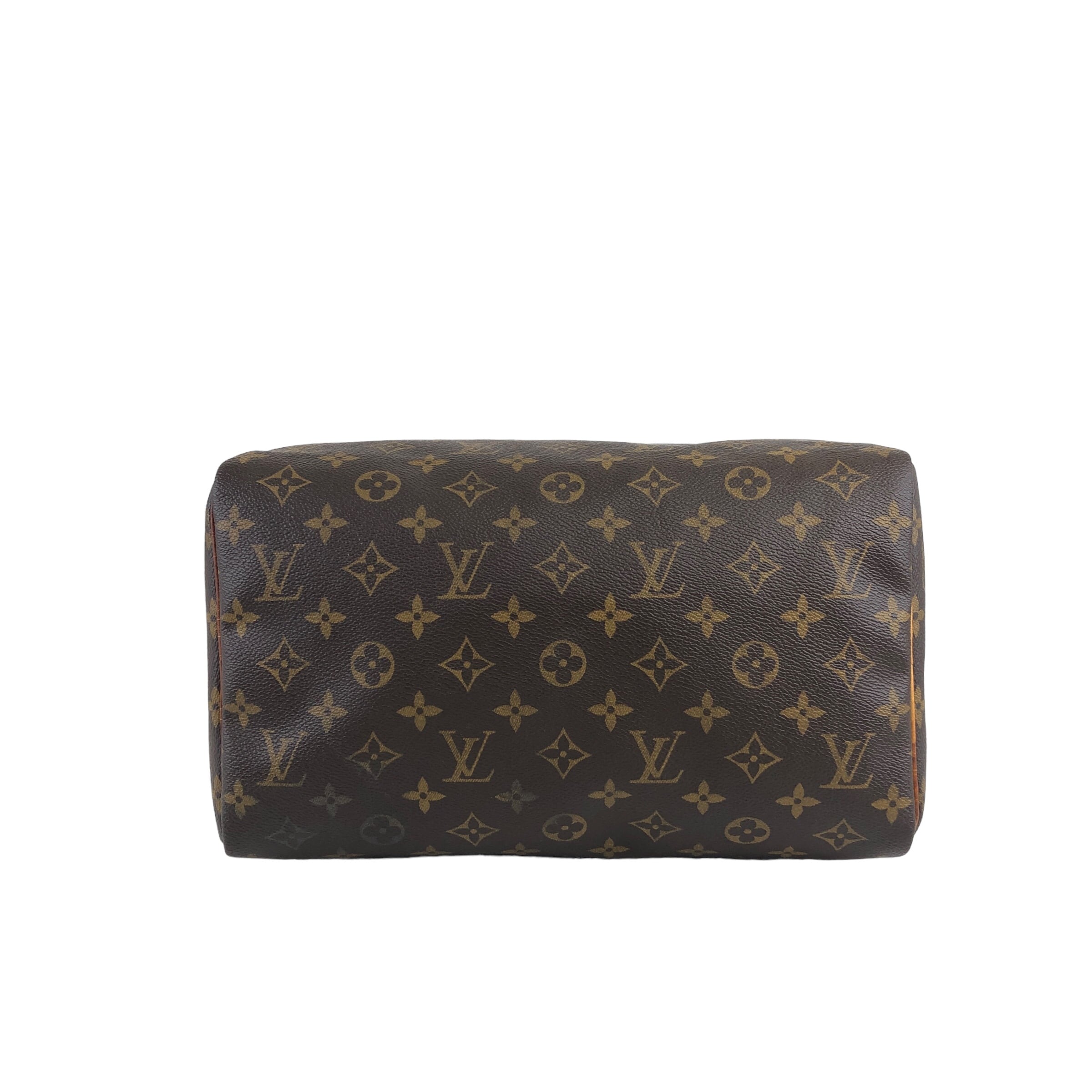 LOUIS VUITTON ルイヴィトン モノグラム ハンドバッグ ブラウン レザー