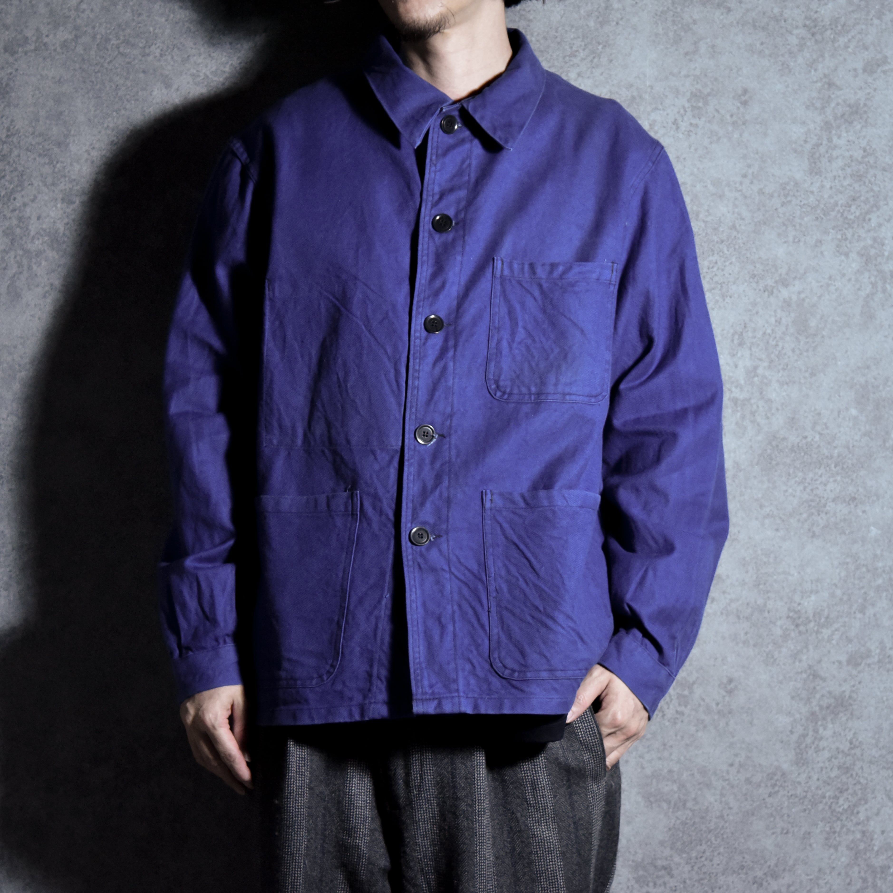 70-80s French Work Coverall Jacket フレンチワーク ツイル