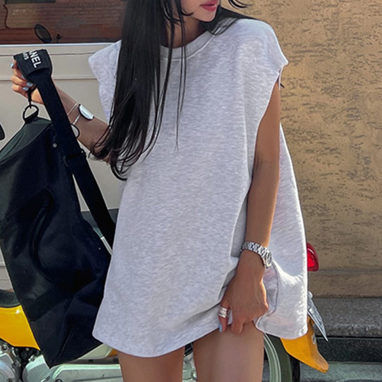 バックカットアウトTee 2color A0002 - 8