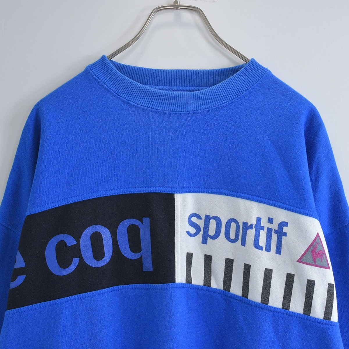 90s le coq sportif ルコックスポルティフ 切替デザイン スウェット 