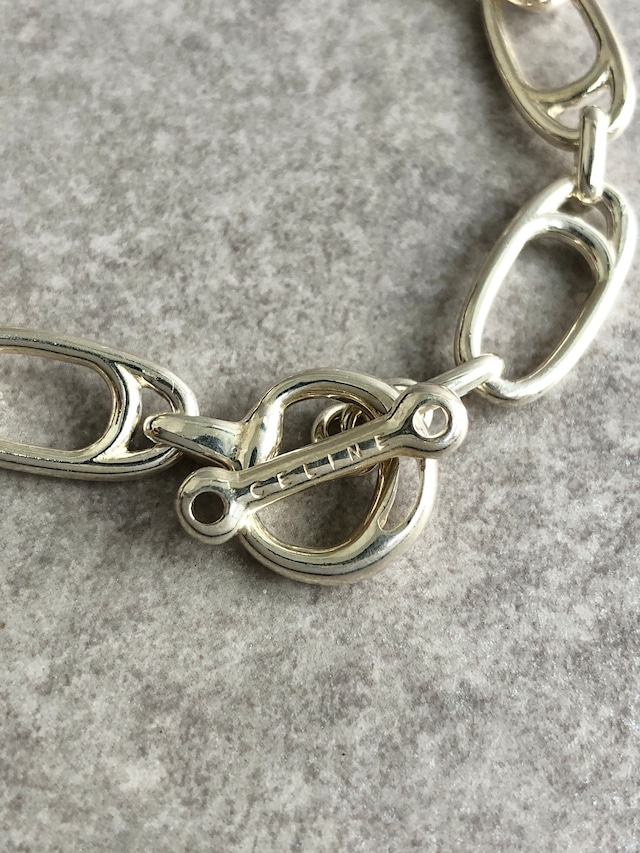 CELINE セリーヌ ブレスレット シルバー トリオンフ ホースビット SILVER925 vintage ヴィンテージ オールド 7f8hjn