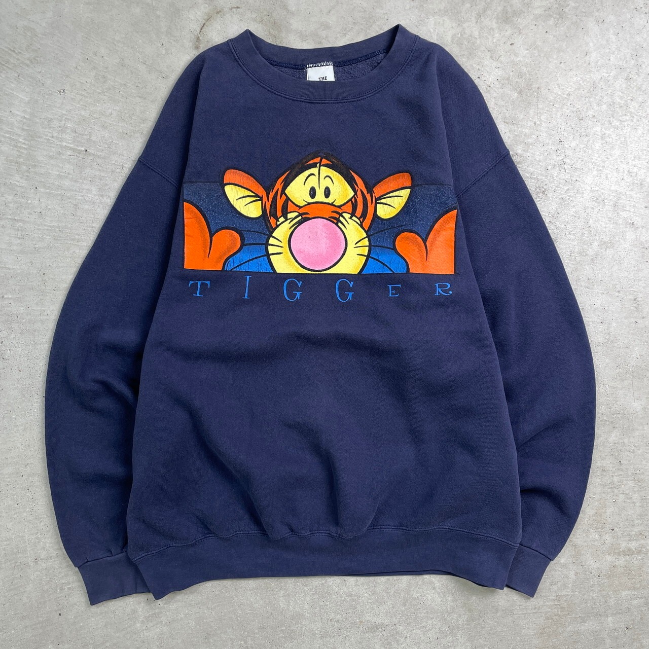 90年代 USA製 Disney ティガー くまのプーさん キャラクタースウェット 