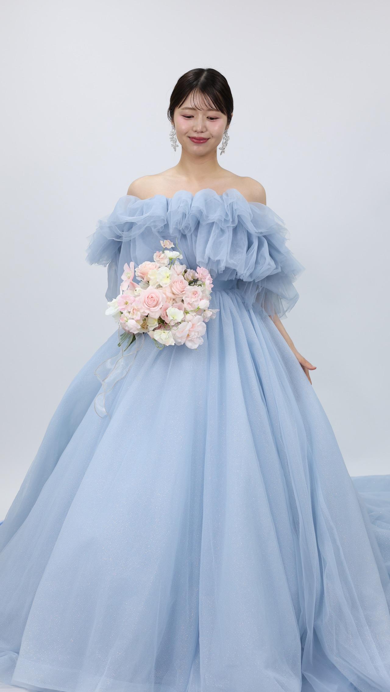 【DRESS 15】Blue tulle Dress（ブルーチュールドレス）