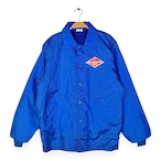 80s グレインビール USA製 ヴィンテージ コーチジャケット 企業系 ビール会社 GRAIN BEER ブルー BIRDIE サイズM 古着 DZ0779
