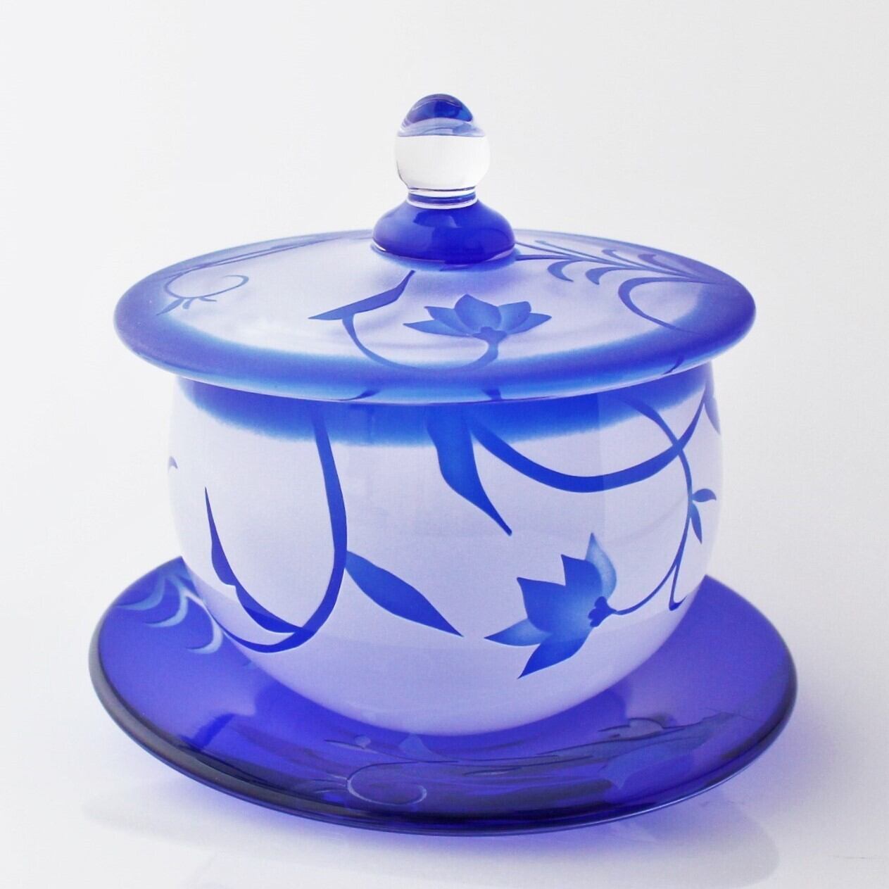 WINDY AND RAINY Thermal OCHAWAN サーマルお茶碗 オーダー】蓋つき冷茶椀 蓋、冷茶グラス、受け皿 | glass.saori