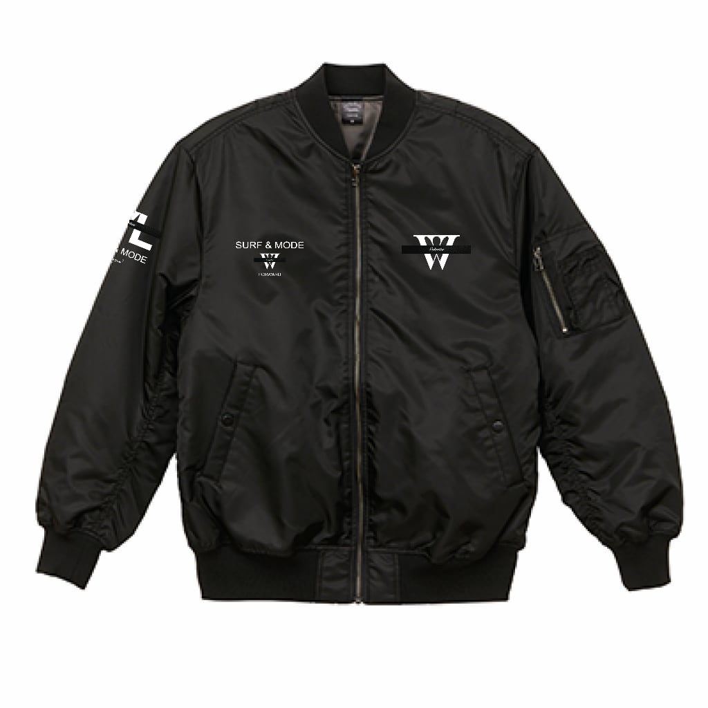 （両面印刷）United Athle タイプ MA-1 ジャケット（中綿入）