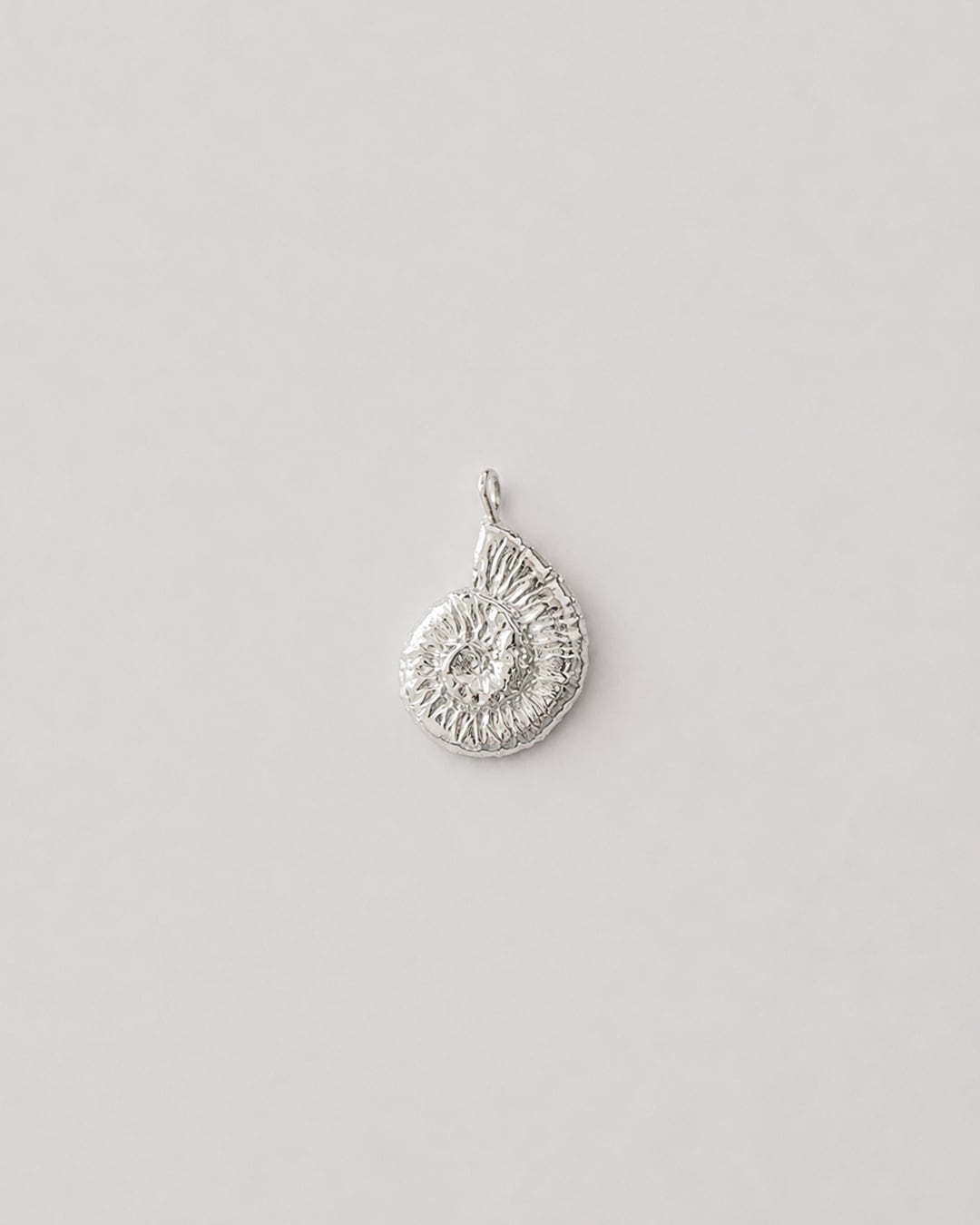 custom necklace 'ammonite' silver/ large