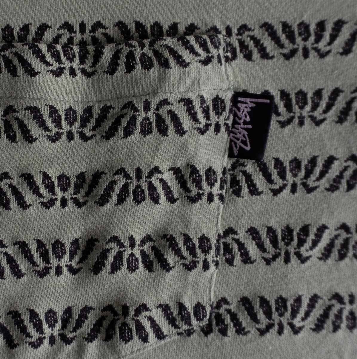 80s/USA製】OLD STUSSY【総柄 Tシャツ】L ステューシー オールド
