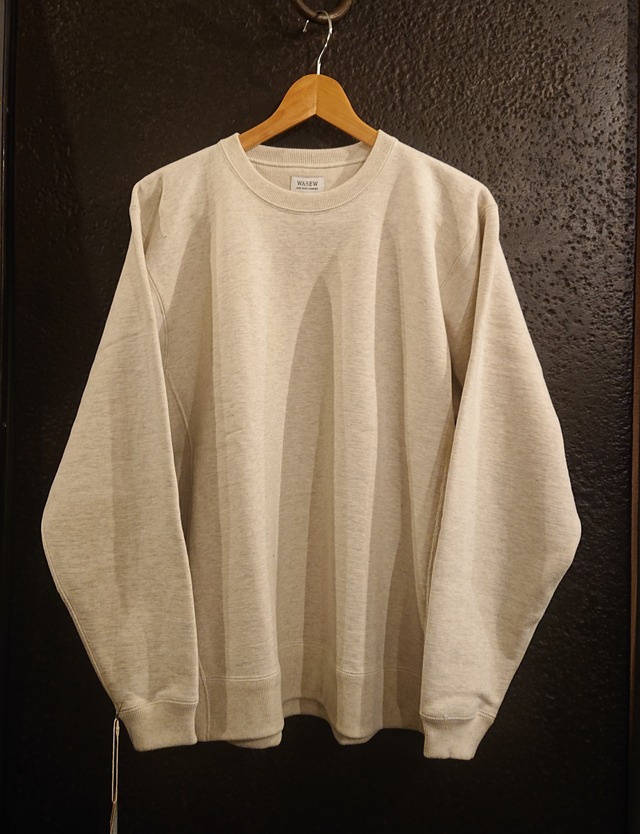 WASEW "TOUGH BRAIDED SWEAT SHIRT" Oatmeal Color