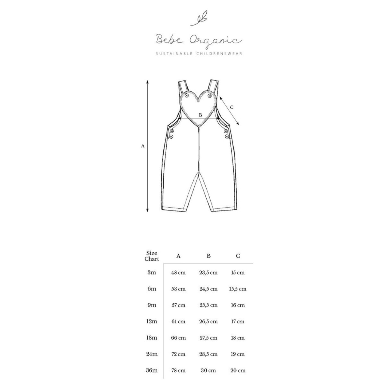 ＜BEBE ORGANIC＞ Maya Overall ハート オーバーオール - 12