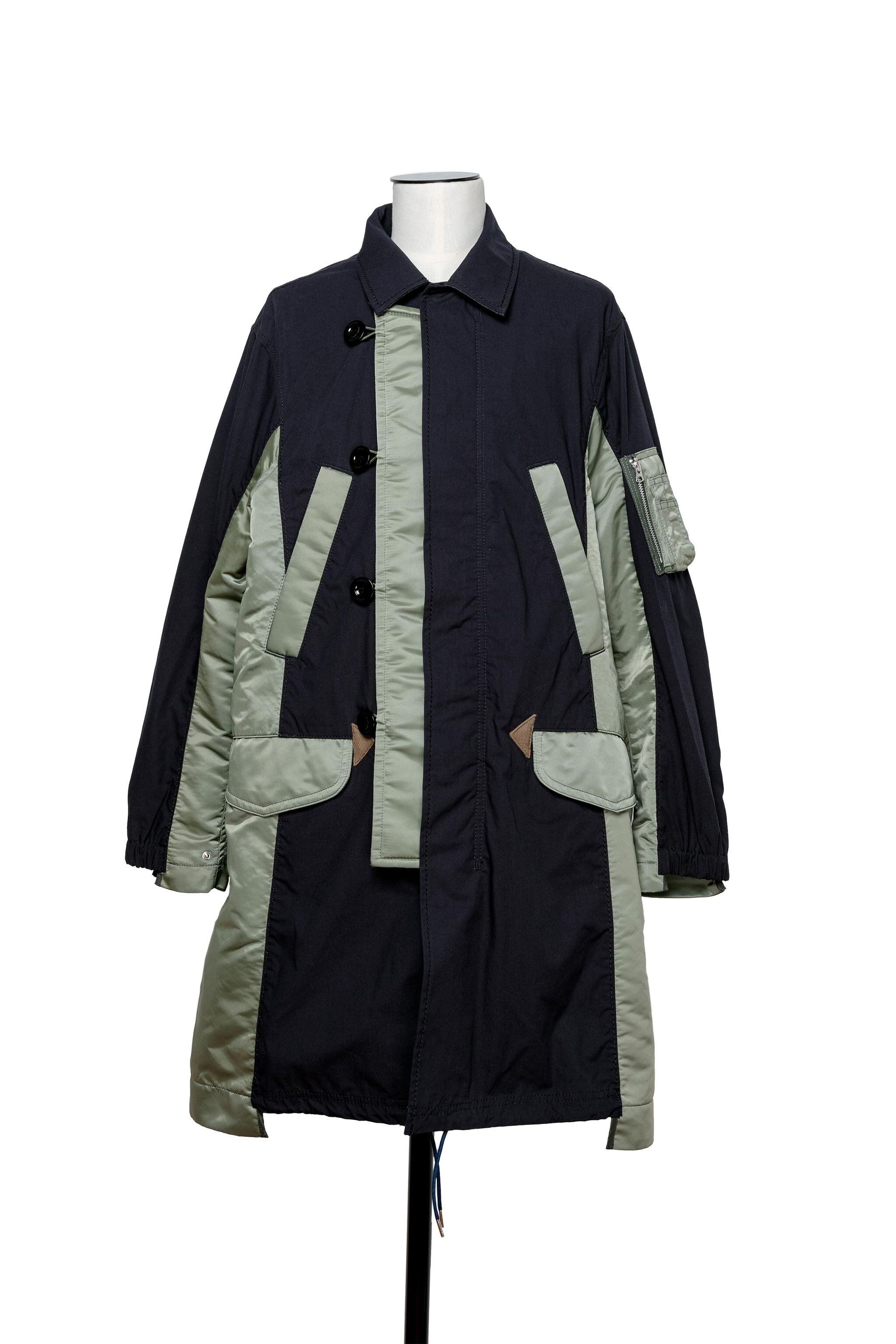 Sacai サカイ OXFORD COAT きやす ドッキングコート