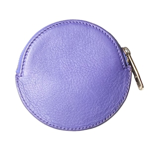CELINE 2-tone leather round coin purse