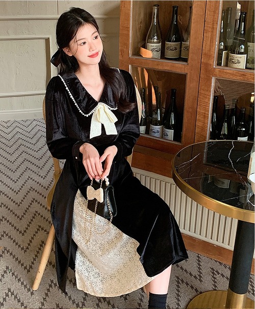 【大きいサイズM-4XL】【秋冬新作】ファッションワンピース#sctoth-28507