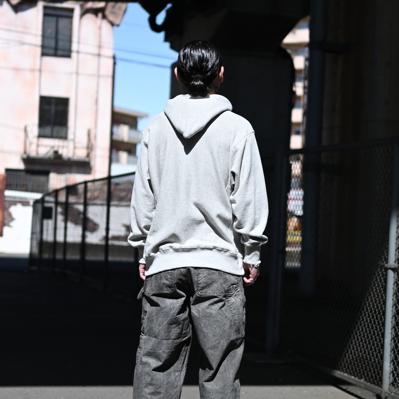 ANACHRONORM(アナクロノーム)PIGMENT DYED DUCK PAINTER PANTSコーディネート