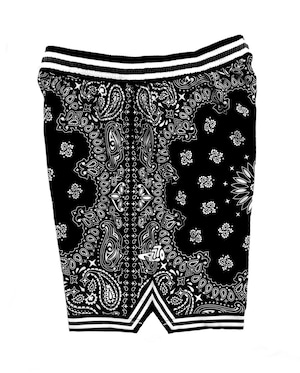 Zip Shorts / paisley