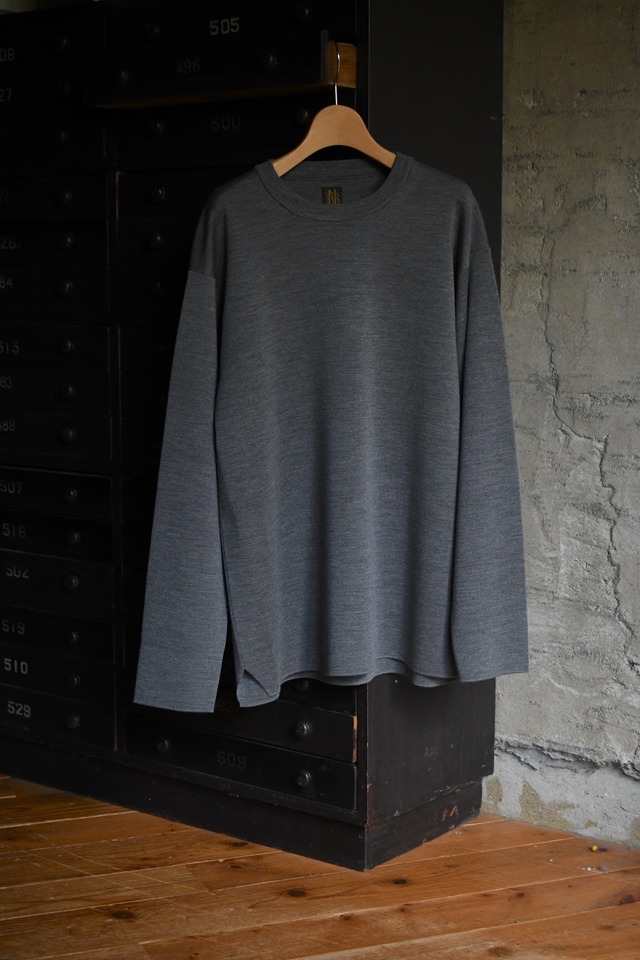 BATONER / SUPER HIGH TWIST WOOL DRIVERS KNIT (Brown)