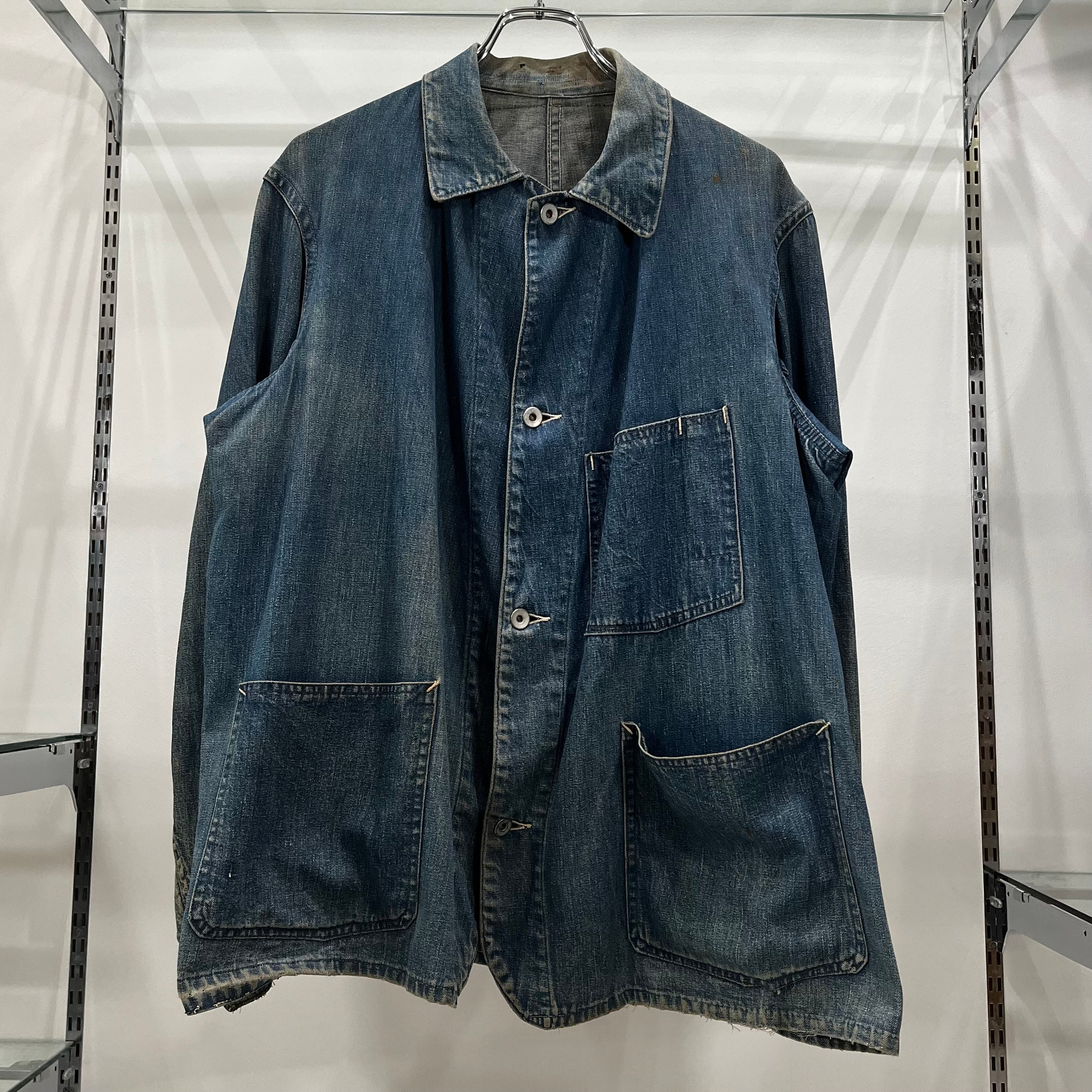 20s～30s 3Pocket Denim Coverall 20年代 30年代 デニム カバーオール 38位