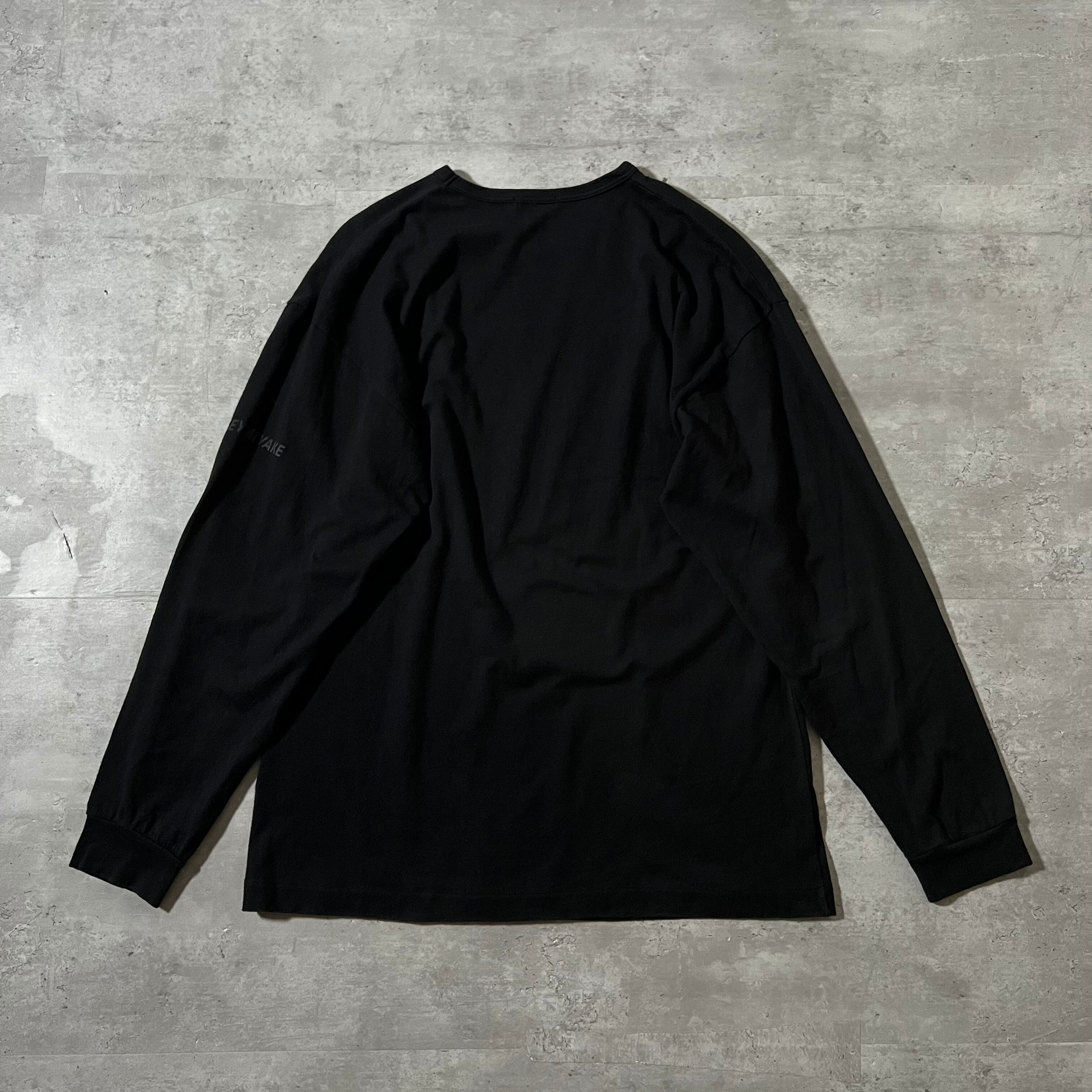 専用2点 80s “ISSEY MIYAKE” stencil long logo sleeve t-shirt 80年代