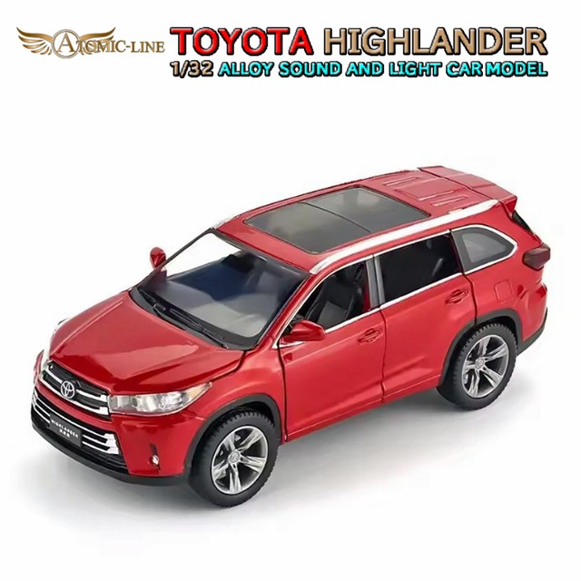 TOYOTA ハイラックスサーフ N180系 1/32 ミニカー 全3色 ライト点灯 エンジンサウンド 合金モデル 模型 ジオラマ