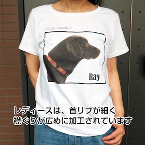 うちの子Ｔシャツ☆イラストVer.（いぬ ねこ 犬 猫 ネコ ペット うさぎ ウサギ ハムスター パンダ 子供でも♪）